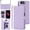 Purple, variant on Allytechgroup Wallet Case for iPhone 7 / 8 / SE 2022 & 2020 with Credit Card Slot, RFID Blocking PU Leather Case with Lanyard & Shoulder Strap & Kickstand Shockproof Bumper for Women Men, Black