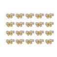 thumbnail image 3 of dianhelloya 20Pcs Nail Art Decor Sparkling Exquisite Shape Rust-proof Shiny Visual Effect Decorative Alloy Fabulous 3D Bow-knot Style L, 3 of 8