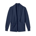 thumbnail image 5 of MXALUOB Men's Cardigan Sweaters Shawl Collar Open Front Long Sleeve Winter Sweater Solid Color Regular Fit Fashion Outerwear for Daily Wear, 5 of 6