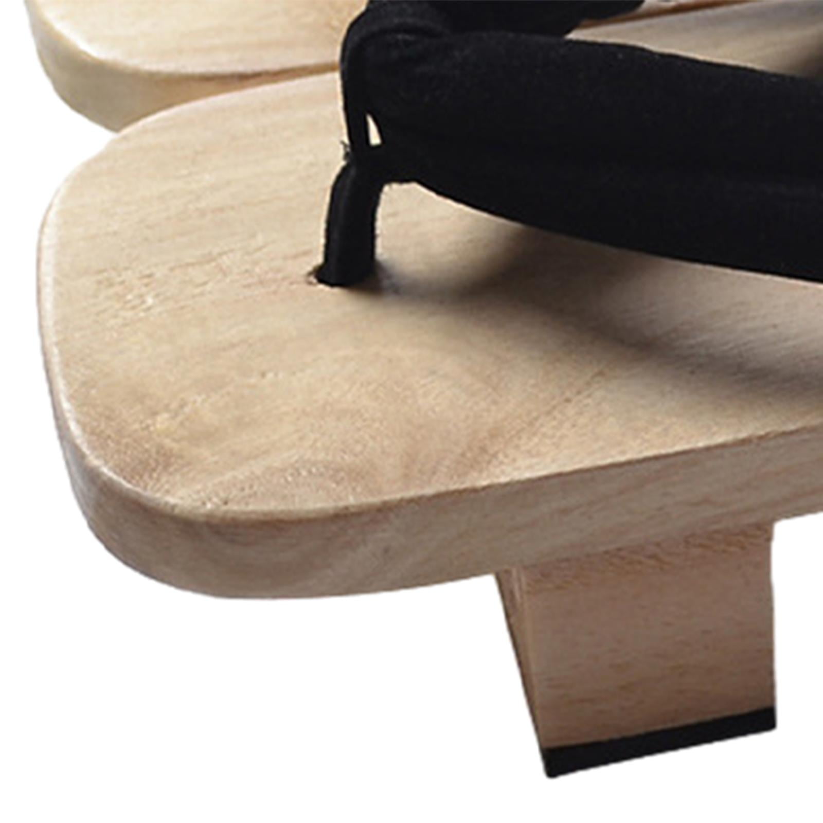 Buy Jiyaru Mens Wooden Geta Sandals Clogs Flip Flop Two-Teeth Japanese  Traditional High Heel Slippers Online at desertcartINDIA