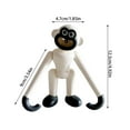 thumbnail image 3 of Luz nocturna LED de chimpancé de ABS, alimentada por pilas, para dormitorios y residencias universitarias, 3 of 5