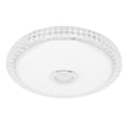 thumbnail image 2 of Crystal Edge Starry Lampshade Lámpara De Techo Música Redonda Luz De Techo Wifi + Altavoz Bluetooth Compatibilidad Con Control De Aplicaciones / Control Remoto Con Color De Luz Rgb Blanco Frío Cálido Yuarrent HA024979-01, 2 of 6