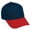 Navy/red, variant on OC Sports PFX-120 Proflex Stretch Fit Mesh Baseball Cap - Black