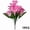Pink, variant on Artificial Lilies Bouquet Realistic Fabric Flowers with Green Leaves for Wedding Home Decor