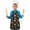 Sun and Moon, variant on Cat and Skull Gothic Pattern Teens Aprons, Adjustable Neck Strap, Toddler & Teens Aprons for Cooking & Baking, 19x23.6 Inches