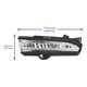thumbnail image 4 of Right Hand LED Wing Mirror Indicator Signal Light O/S For Ford Mondeo MK5 14-19, 4 of 5
