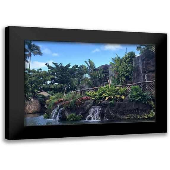 Melanson, Suzanne 18x13 Black Modern Framed Museum Art Print Titled - Waterfall Dream