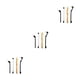 thumbnail image 3 of Monstrate Juego de cepillos para máquina de café, cepillos para residuos de polvo con mango de plástico, herramientas de limpieza, accesorios, 4 piezas, Type1 NO1 Monstrate CBP308444, 3 of 6