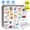 Animal, variant on Foldable Non-Slip Mat for Newborns Infants Babies Toddlers, Machine Washable Baby Crawling Mat