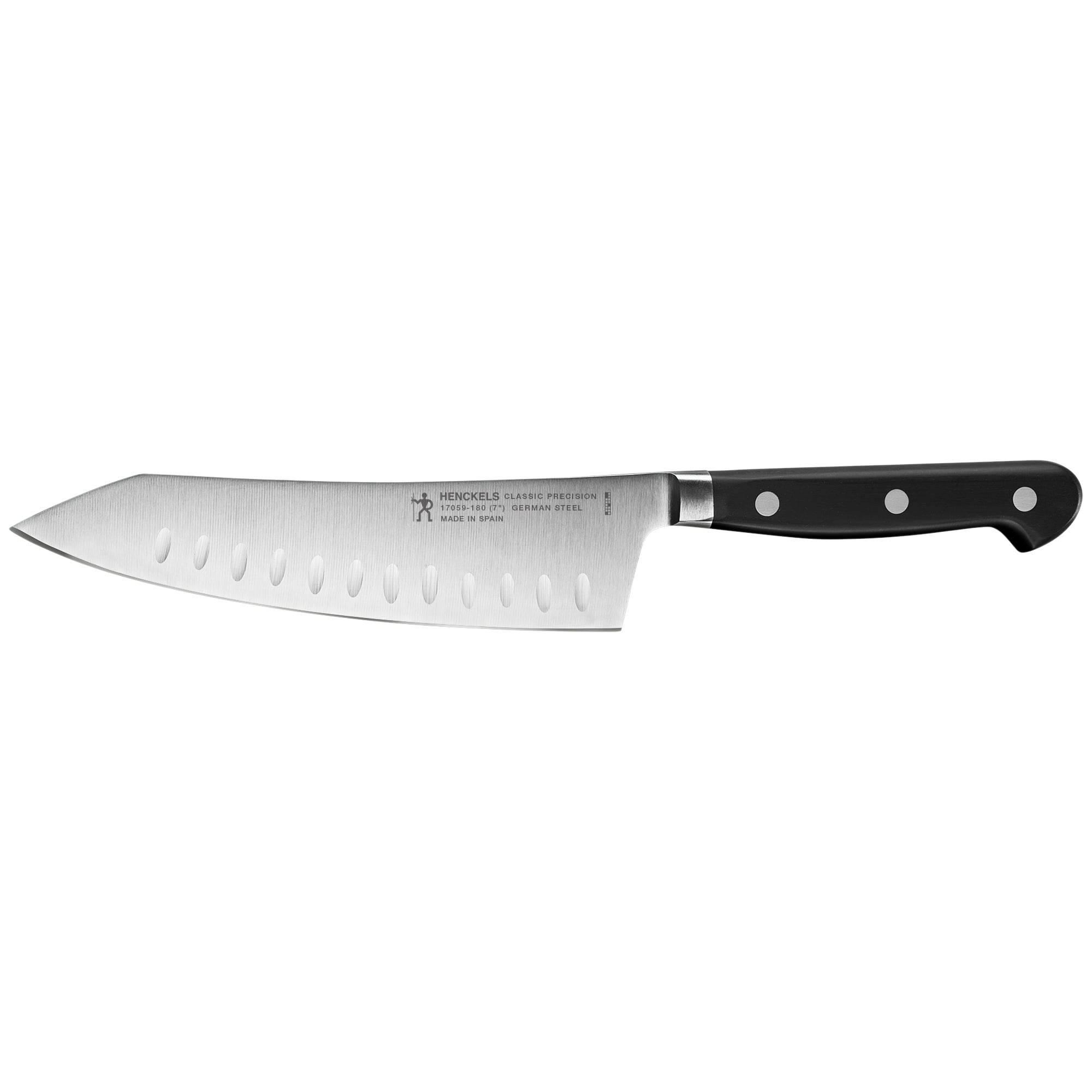 Henckels Classic Precision 7inch Hollow Edge Rocking Santoku Knife