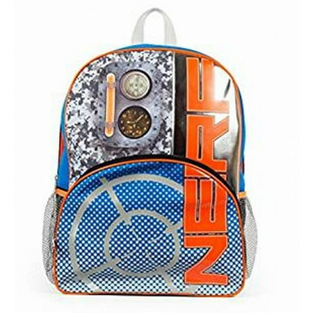 Nerf 16 Inch Backpack With Side Mesh Pockets School Bookbag Back