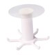 thumbnail image 4 of Colgador de cocina automático, organizador de almacenamiento con 6 ganchos, estante de almacenamiento de utensilios de cocina, para cuch , Blanco BLESIY gancho organizador del gabinete, 4 of 7