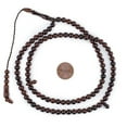 thumbnail image 2 of 99  Dark Brown Round Wooden Arabian Prayer Beads (6mm), Islamic Tasbih, Ramadan Gift, Quality Middle Eastern Beads - The Bead Chest, 2 of 3