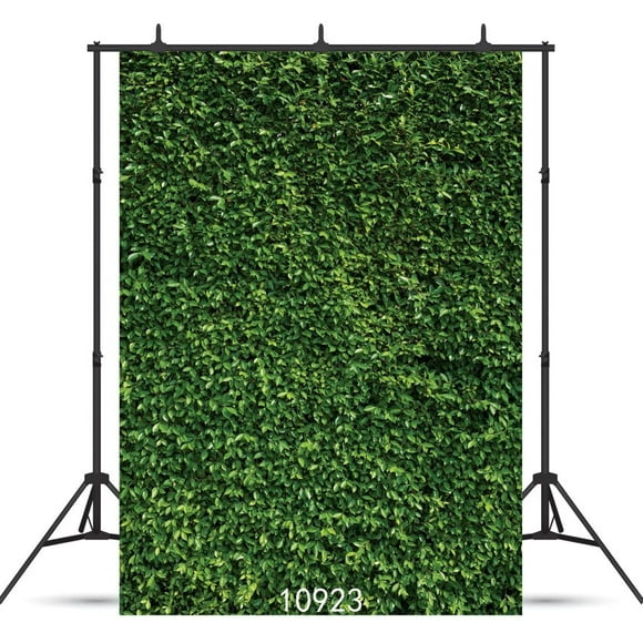 SJOLOON5x7ft Green Leaves Wall Backdrop Birthday Party Photography Backdrops Spring Newborn Baby Photo Backdrop