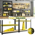 thumbnail image 6 of 78" H Metal Shelving 6 Tier Garage Shelving Adjustable 2400LBS Storage Shelves Heavy Duty Pantry Shelves for Kitchen Closet Basement Warehouse, 6 of 8