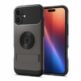 thumbnail image 3 of Spigen Slim Armor MagFit Case Gunmetal for iPhone 16 Plus, 3 of 3
