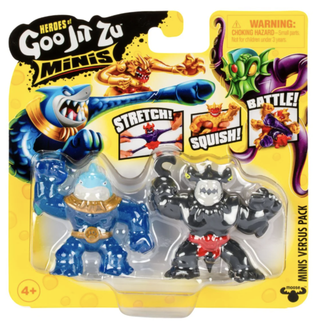Heroes of Goo Jit Zu Galaxy Blast Rock Jaw - Ultra Rare Water