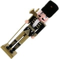 thumbnail image 4 of PAMINGONO 1Pcs Traditional Nutcracker Puppet Figure in Black Wood for Christmas present, 4 of 8