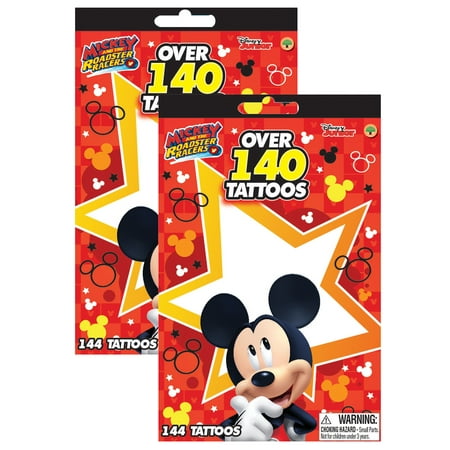 Party Favors Tattoos Disney Disney Junior Mickey Mouse and the Roadster Racers Over 140 Temporary Tattoos Booklets (2pc Set) Party Favors and Handouts ()