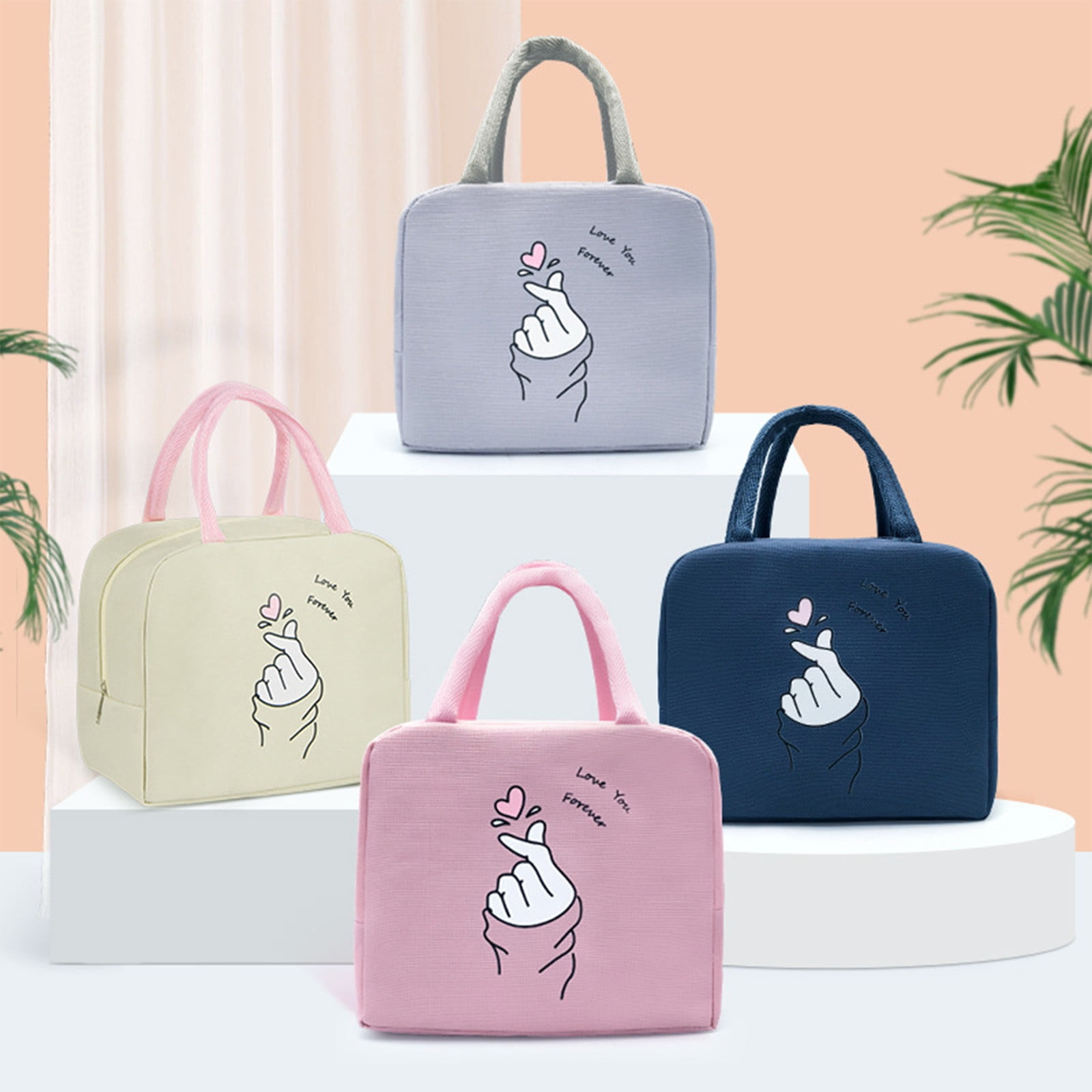 Insulated Lunch Bag,Compact Tote for Adults&Kids,Double-Layer