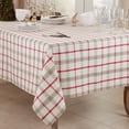 thumbnail image 4 of Fennco Styles Red & Green Holiday Plaid Design 100% Cotton Table Linen, 4 of 8