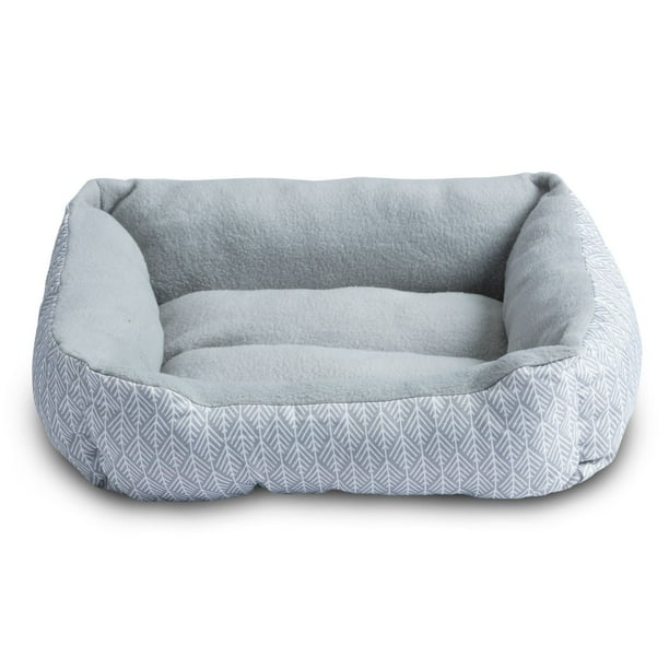 Vibrant Life Cuddler Pet Bed, Small, 19" x 15", Grey