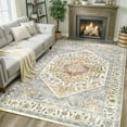 thumbnail image 6 of Ofoor Area Rugs for Living Room 5'x7' Washable Rugs,Large Area Rug Modern Geometric Neutral Carpet and Ultra-thin,Anti-slip,Soft Indoor Area Rugs for Home Decor, 6 of 8