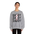 thumbnail image 3 of Baseball Daddy Dad Fathers Day Sweatshirt, Gifts, Crewneck, 3 of 7