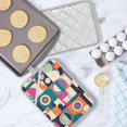thumbnail image 5 of Yayeee Pot Holders Kitchen Heat Resistant with Pocket 7"x9.8" Cotton Oven Cooking Hot Pads, Orange Geometric, 5 of 7