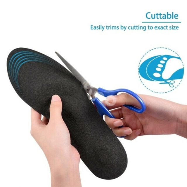 Flat Feet Arch Soft Support Shoe Insole Pad Breathable Elastic Massage Sponge Shoe Inlay Men