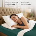 thumbnail image 6 of Utopia Bedding Queen Fitted Sheet - Bottom Sheet - Deep Pocket - Soft Microfiber - Shrinkage and Fade Resistant - Easy Care -1 Fitted Sheet Only Emerald, 6 of 8