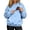 Light Blue, variant on Xijirk Women Hoodies for Women Oversized Pullover Sweatshirt with Hidden Earphone Pocket for Daily Casual Wear,Yellow,S