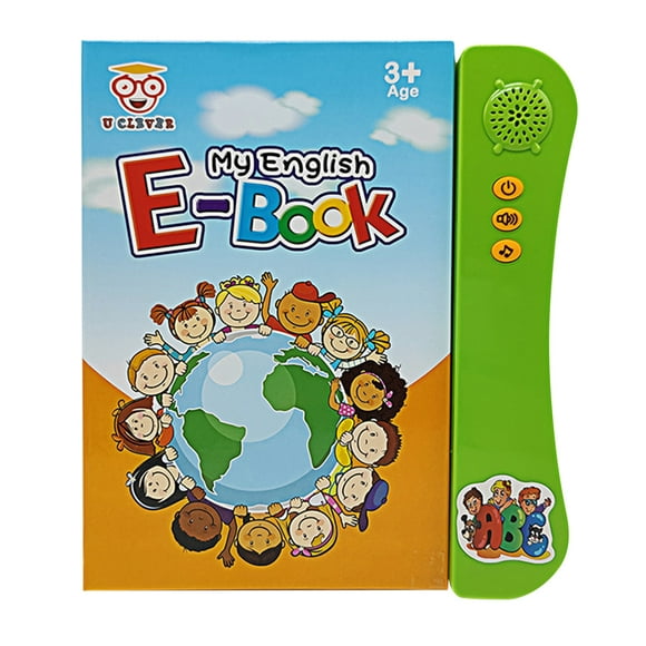 HOARBOEG Gift Toy for Anglais Lecture Doigt Enfants Early Éducation Smart E-book Apprentissage Jouets Anglais Livre Audio Christmas Gift