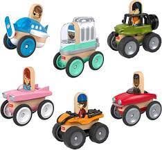 Fisher-Price Wonder Makers Design System Vehicle 6-Pack