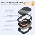 2 Pack for Apple Watch Ultra 2 49mm Privacy Screen Protector Case