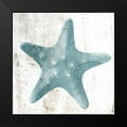 thumbnail image 2 of Grey, Jace 12x12 Black Modern Framed Museum Art Print Titled - Blue Star, 2 of 5