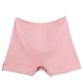 thumbnail image 2 of Women's Elderly Casual Loose Underwear Soft Lightweight Breathable Relaxed Panties Full Coverage Boxer Briefs Light pink 4XL, 2 of 3