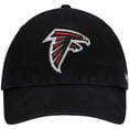thumbnail image 2 of Youth '47 Black Atlanta Falcons Logo Clean Up Adjustable Hat, 2 of 4