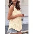 thumbnail image 4 of Gdvsclr Womens Tank Tops Sleeveless Eyelet Embroidery Scoop Neck Loose Fit Casual Summer Flowy Yellow M, 4 of 6