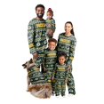 thumbnail image 1 of Green Bay Packers NFL Pattern Family Holiday Pajamas - Youth - 8 (S), 1 of 1