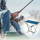 thumbnail image 4 of Uuiauoio Portable Folding Stool with Steel Frame, Compact Oxford Fabric Seat for Outdoor Fishing, Camping, Travel, Train Station Waiting, and On-the-Go Seating Solution, Supports Up to 60kg, 4 of 6