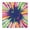 Colorful Paint Burst, variant on Colorful Paint Burst Pattern Square Fitted Tablecloth with Elastic Edge,Square Table Cover,Washable Elastic Table Cover for Home Kitchen Party Decor 34"x34"