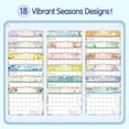 thumbnail image 2 of Deli 18 Months Wall Calendar 2026, 11" x 8.5", Thick Paper with Julian Dates and Block, Monthly Planner for Office Home Planning & Organizing, Color Design, 2 of 8