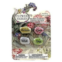 Flower Fairies Secret Garden (#FF1010)- Set of 4 Stepping Stones