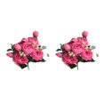 thumbnail image 3 of sweethay Ramo de rosas persas filipinas artificiales de 5 cabezas, simulación Floral para el hogar, decoración para fiesta de boda, flores Rosa roja 2Conjunto, 3 of 6