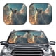 thumbnail image 2 of Fotbe Starry Sky Cloud Wolf Juego de 2 Piezas de Parasoles para Parabrisas | Bloqueador Solar para Auto | Accesorios Plegables para Protección Solar Interior-Small, 2 of 6