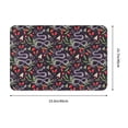 thumbnail image 3 of Uemuo Snakes And Snake Fruit Printed Door Mat Indoor Doormat 16"x24",Front Back Door Mats Non Slip Entrance Rugs,Inside Doormats for Entryway, 3 of 9