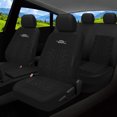 thumbnail image 5 of AUTOYOUTH Car Seat Covers Full Set- Breathable Bucket Seat Covers with Removable Headrest Universal Fit For Vans, SUVs, Trucks...(Black Color), 5 of 10