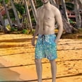 thumbnail image 5 of Binienty Men's Board Shorts Swim Trunks With Mermaid Scales Design - Breathable for Beach Swimming and Summer Vacation, 5 of 8