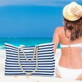 thumbnail image 6 of SUSHANG Beach Bags for Women Extra Large BeachTote Bag Women Sandproof Pool Bag Beach Bag for Pool Gym Grocery Travel, 6 of 7